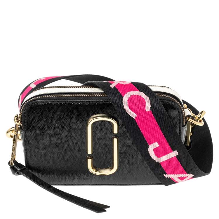 Marc Jacobs Black/Red Leather Snapshot Camera Crossbody Bag Marc Jacobs |  The Luxury Closet
