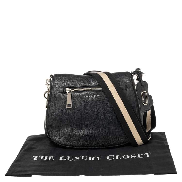 Pre Owned Marc Jacobs Black Leather Nomad Crossbody Bag