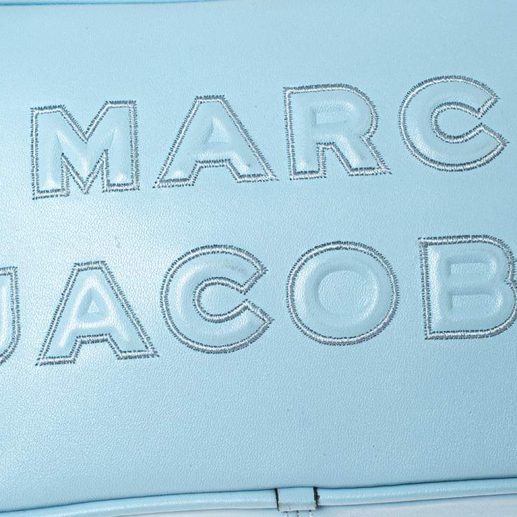 Pre Owned Marc Jacobs Blue Flash Leather Crossbody Bag
