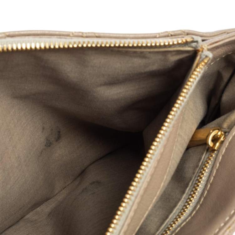 Pre Owned Marc Jacobs Taupe Leather Day To Night Single Shoulder Bag