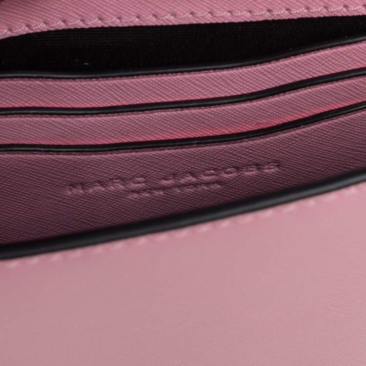 Pre Owned Marc Jacobs Tri Color Leather Snapshot Chain Belt Bag