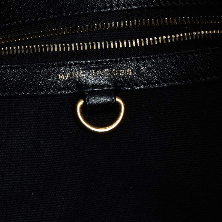 Pre Owned Marc Jacobs Black Quilted Leather Tote