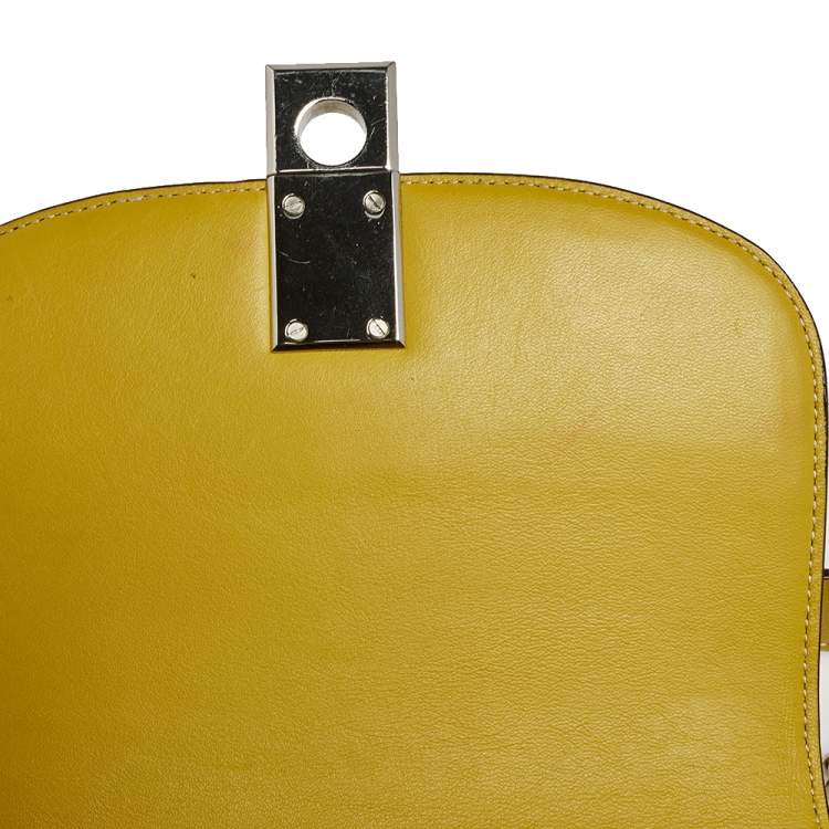 مملوكة مسبقًا Marc Jacobs Yellow Leather West End The Jane Saddle Shoulder Bag 