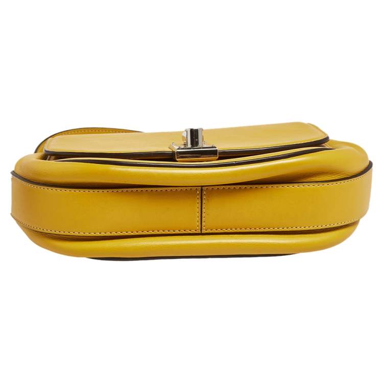 مملوكة مسبقًا Marc Jacobs Yellow Leather West End The Jane Saddle Shoulder Bag 