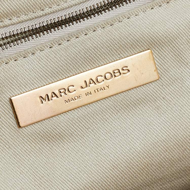 Pre Owned Marc Jacobs Black Quilted Leather Stam Satchel