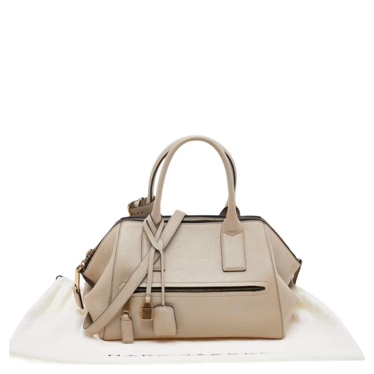 Pre Owned Marc Jacobs Beige Leather Medium Incognito II Satchel