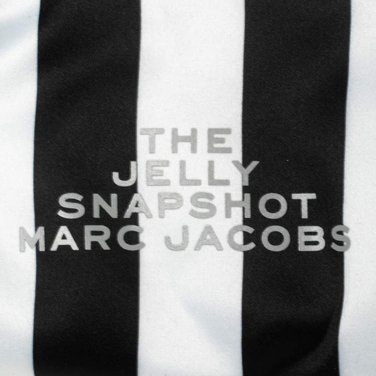 مملوكة مسبقًا Marc Jacobs Silver Glitter Vinyl The Jelly Snapshot Shoulder Bag