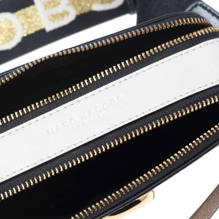 مملوكة مسبقًا Marc Jacobs Beige Patent Leather Snapshot Camera Crossbody Bag