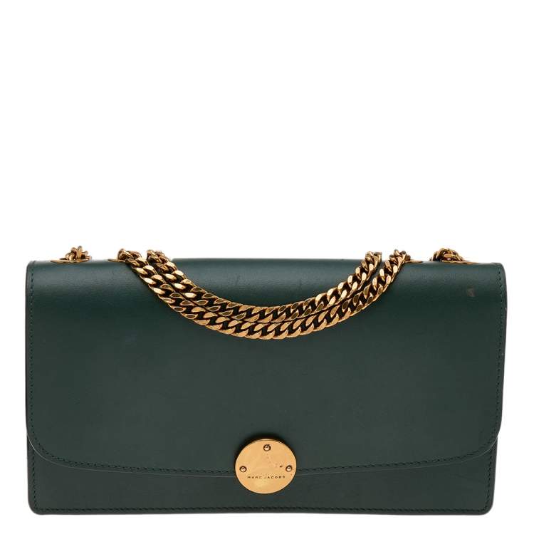 Marc Jacob Green Quilted Leather Flap Shoulder Bag Marc Jacobs | The Luxury  Closet