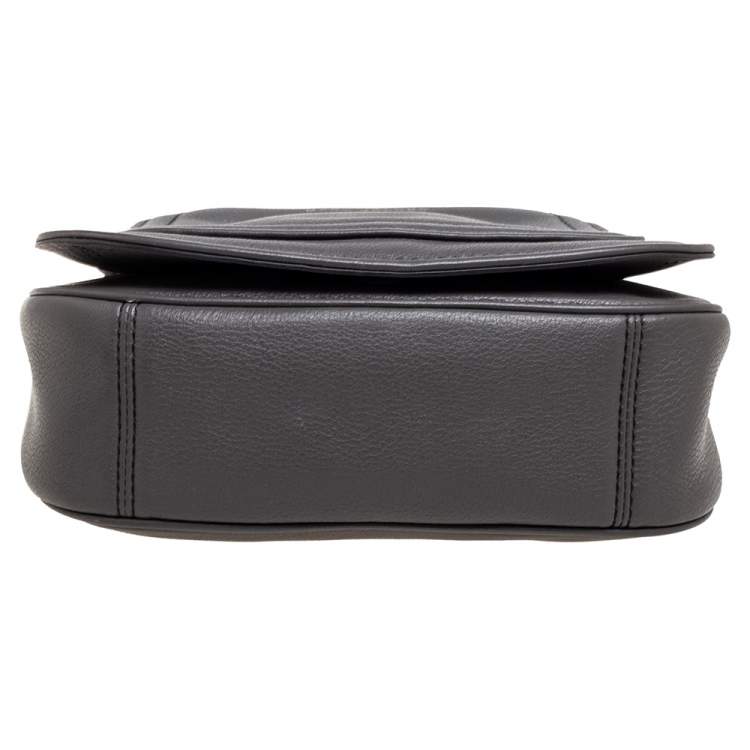 مملوكة مسبقًا  Marc Jacobs Grey Leather Mini Empire City Crossbody Bag