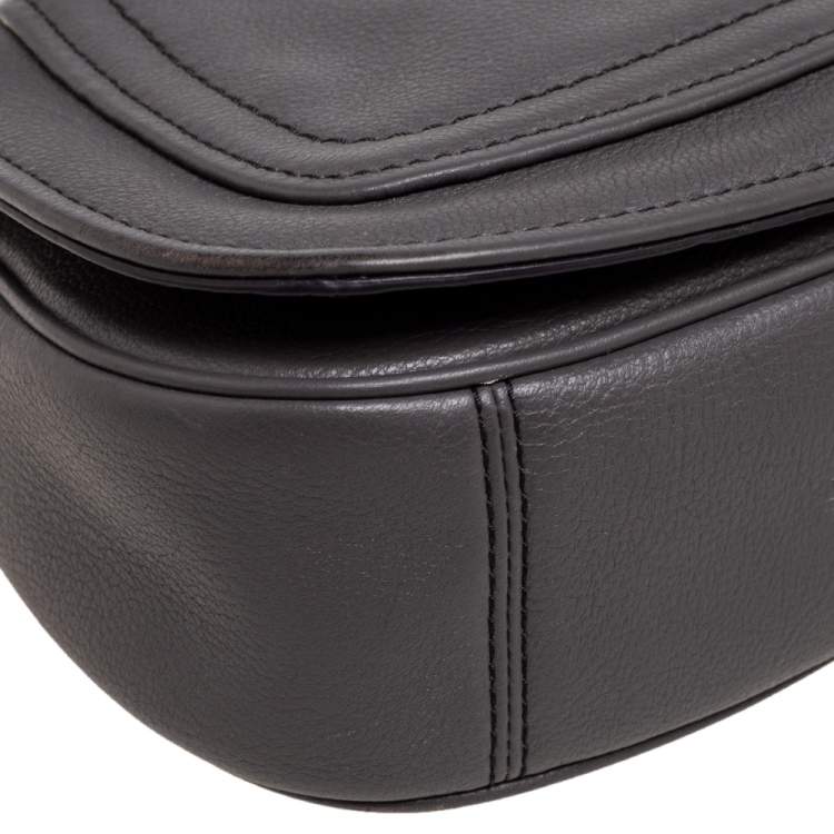 مملوكة مسبقًا  Marc Jacobs Grey Leather Mini Empire City Crossbody Bag