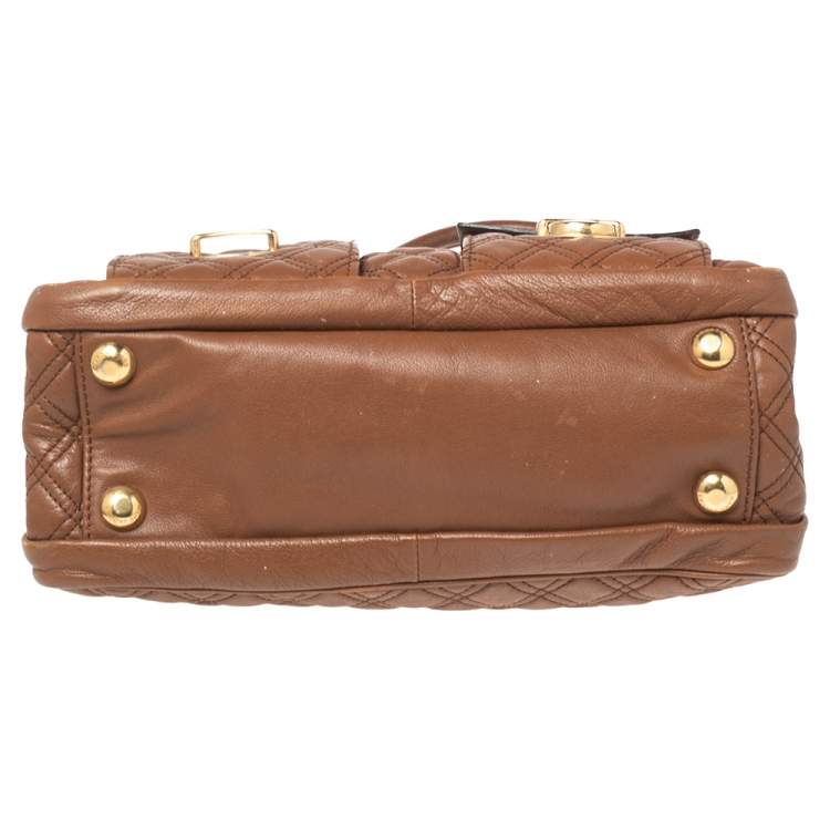 مملوكة مسبقًا Marc Jacobs Brown Quilted Leather Classic Blake Bag