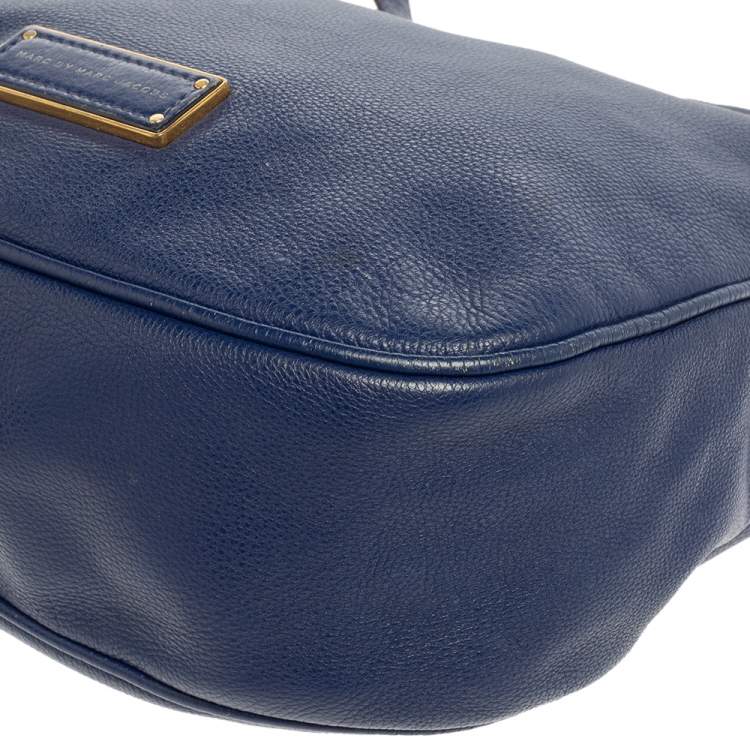 مملوكة مسبقًا Marc by Marc Jacobs Blue Leather Too Hot To Handle Hobo