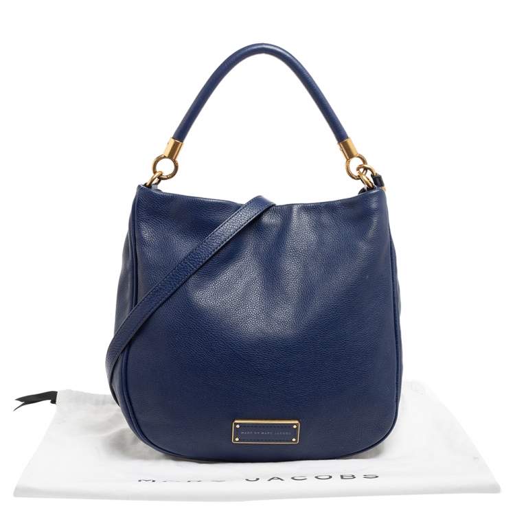 مملوكة مسبقًا Marc by Marc Jacobs Blue Leather Too Hot To Handle Hobo