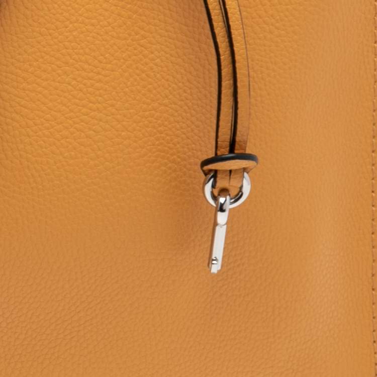 Pre Owned Marc Jacobs Mustard Leather Mini Grind Tote