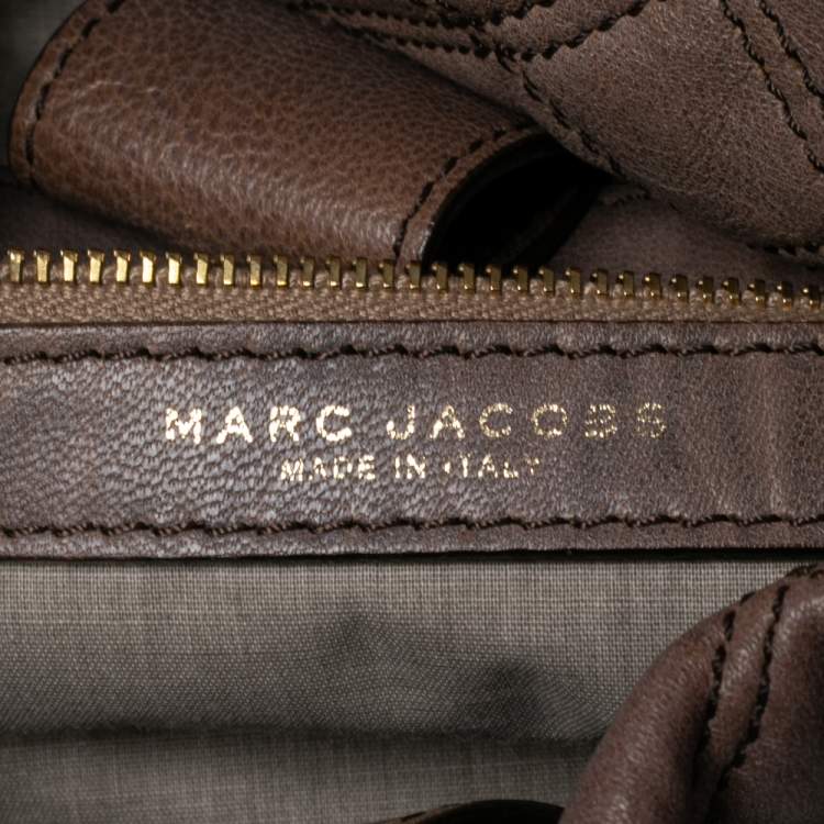Pre Owned Marc Jacobs Brown Quilted Leather Casey Tote