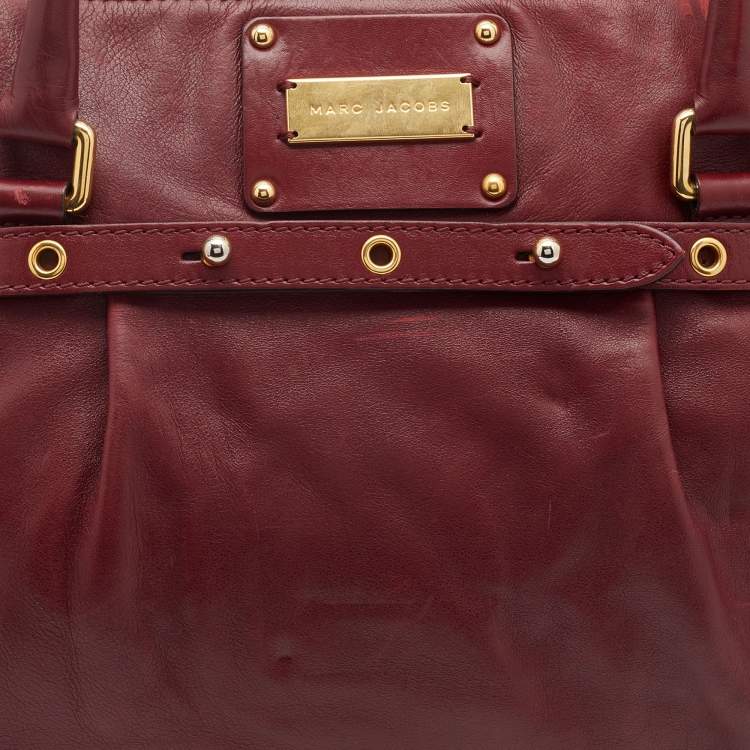 Pre Owned Marc Jacobs Red Leather Satchel