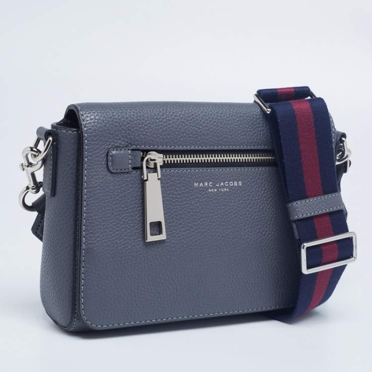 مملوكة مسبقًا Marc Jacobs Grey Leather Small Gotham Crossbody Bag