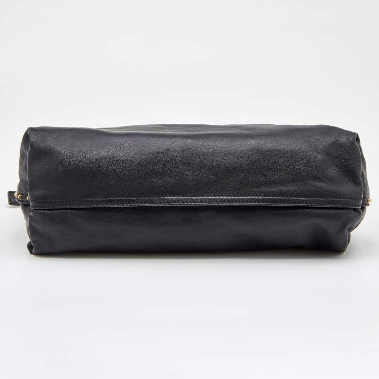 Pre Owned Marc Jacobs Black Leather Paradise Rio Satchel