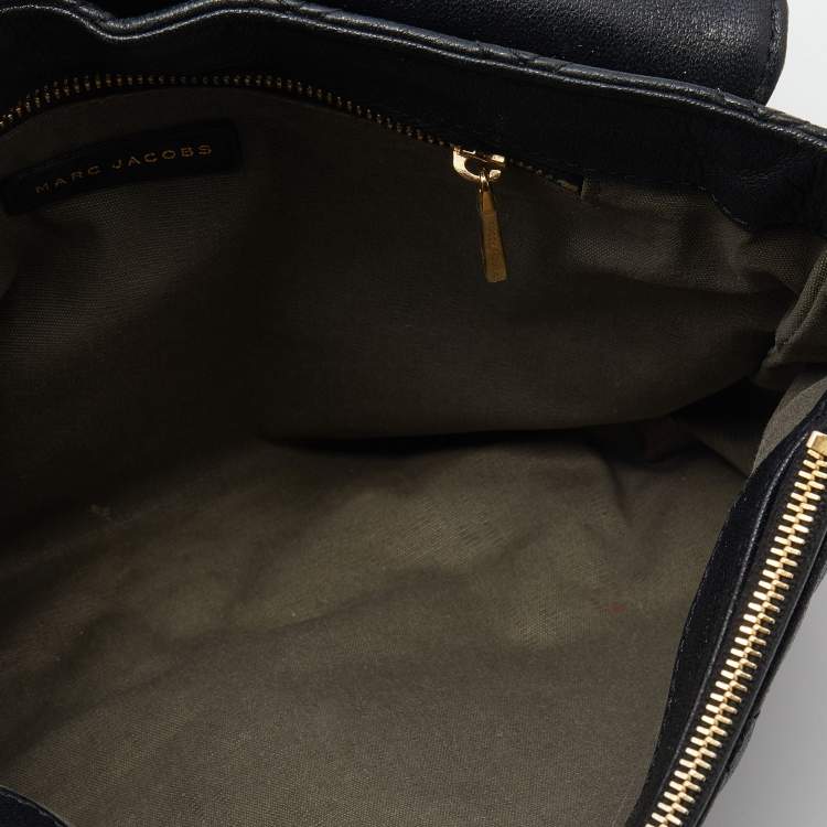 مملوكة مسبقًا Marc Jacobs Black Quilted Leather Flap Chain Shoulder Bag