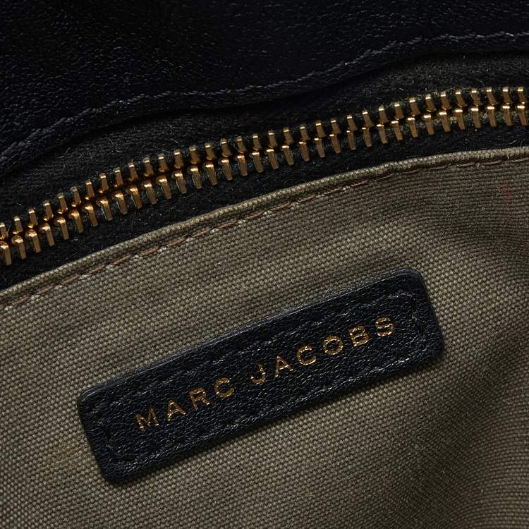 مملوكة مسبقًا Marc Jacobs Black Quilted Leather Flap Chain Shoulder Bag