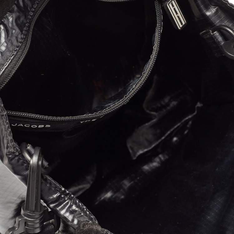 Pre Owned Marc Jacobs Black Polyester Mini Ripstop Tote 