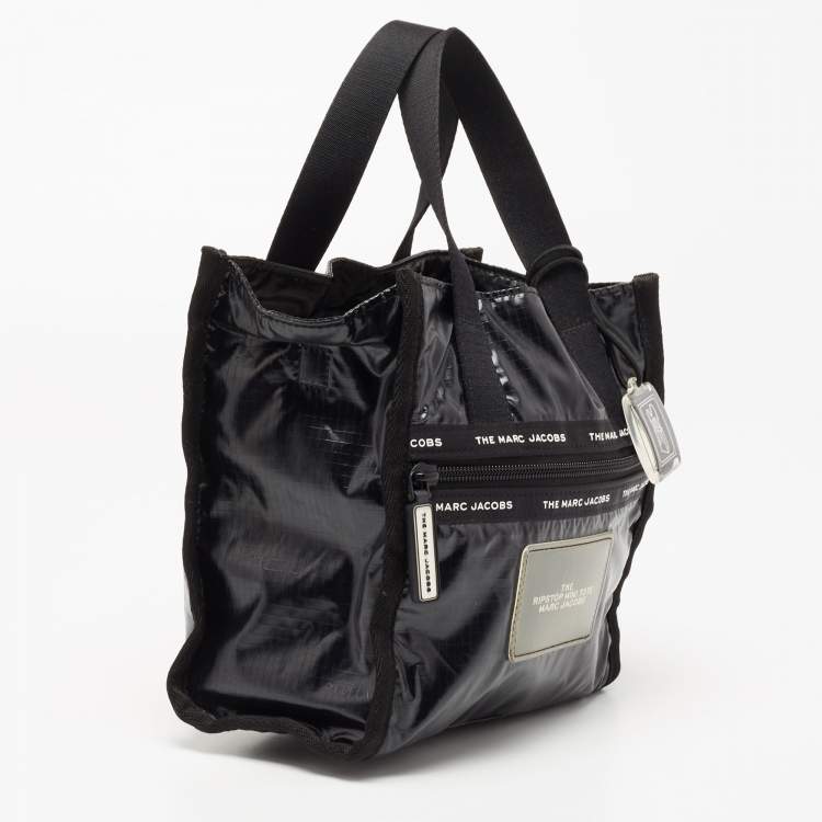 Pre Owned Marc Jacobs Black Polyester Mini Ripstop Tote 
