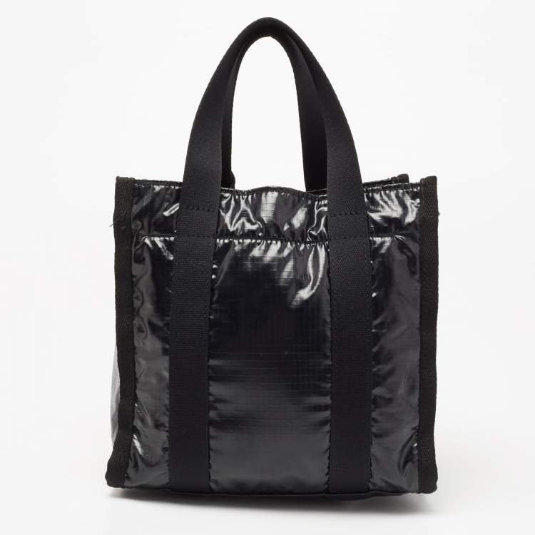 Pre Owned Marc Jacobs Black Polyester Mini Ripstop Tote 
