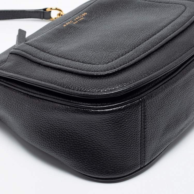 Pre Owned Marc Jacobs Black Leather Mini Empire City Shoulder Bag