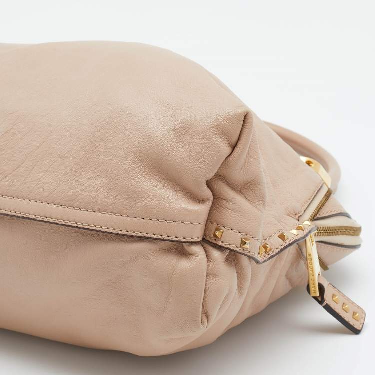 Pre Owned Marc Jacobs Pale Pink Leather Paradise Rio Satchel