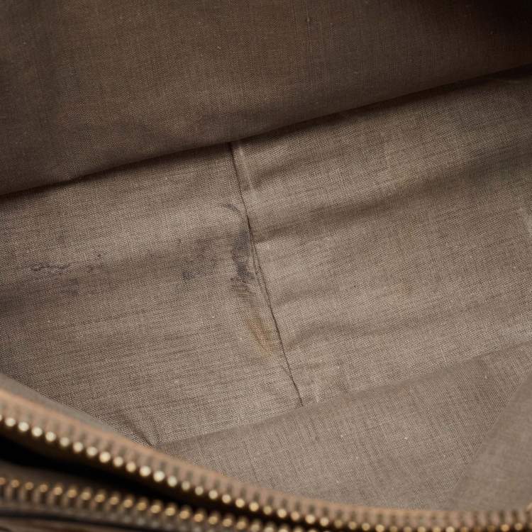 Pre Owned Marc Jacobs Beige Leather Patchwork Ines Satchel