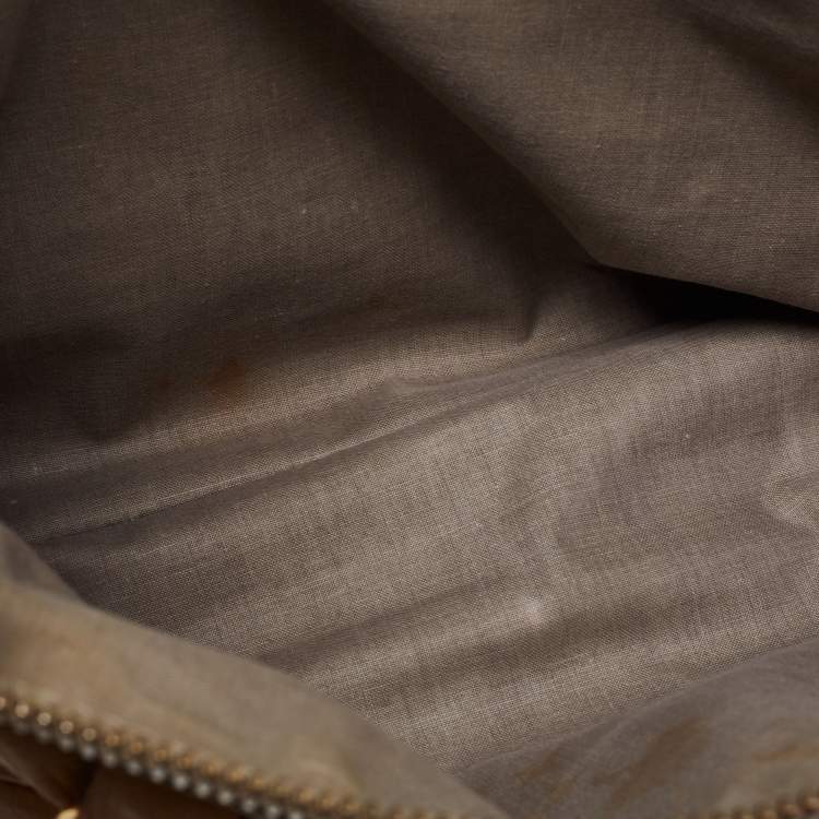 Pre Owned Marc Jacobs Beige Leather Patchwork Ines Satchel