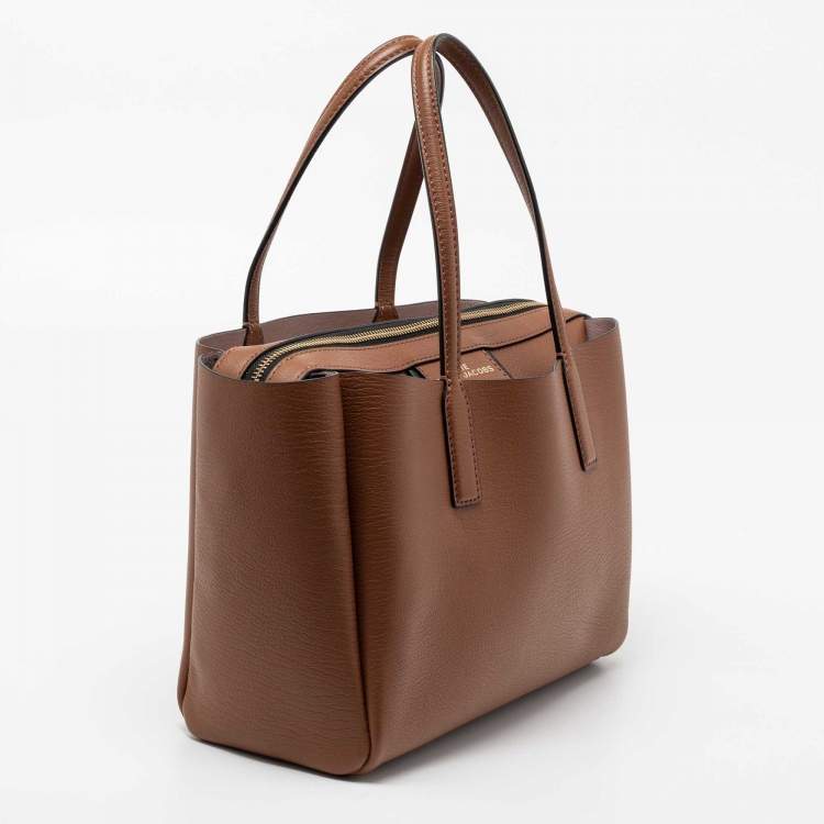 Pre Owned Marc Jacobs Brown Leather The Protege  Tote