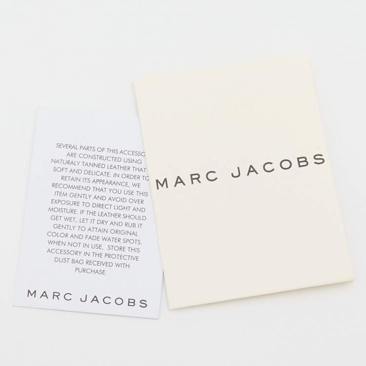Pre Owned Marc Jacobs Off White Leather Stam Satchel