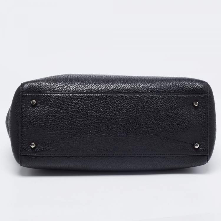 Pre Owned Marc Jacobs Black Leather Gotham North South Tote
