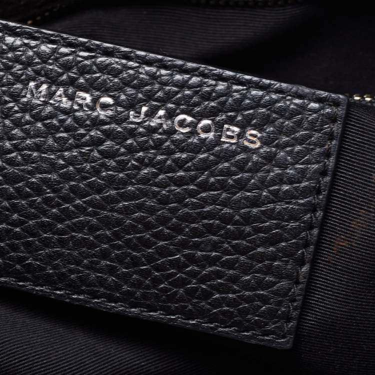 Pre Owned Marc Jacobs Black Leather Gotham North South Tote