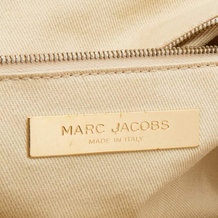 Pre Owned Marc Jacobs Black Quilted Leather Stam Satchel