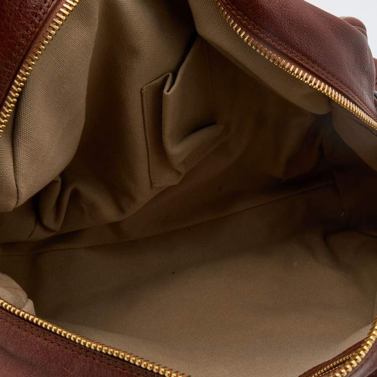 Pre Owned Marc Jacobs Brown/Black Leather Satchel