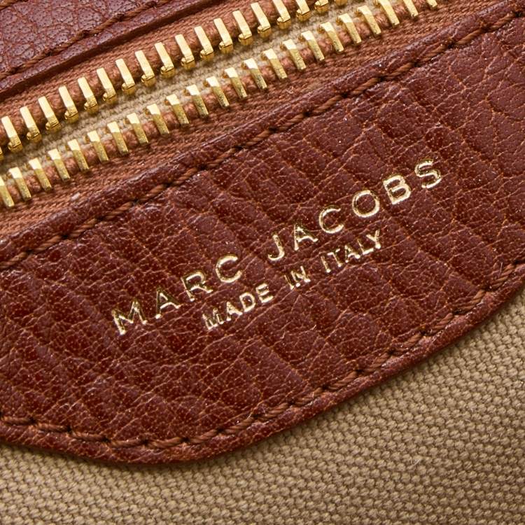 Pre Owned Marc Jacobs Brown/Black Leather Satchel