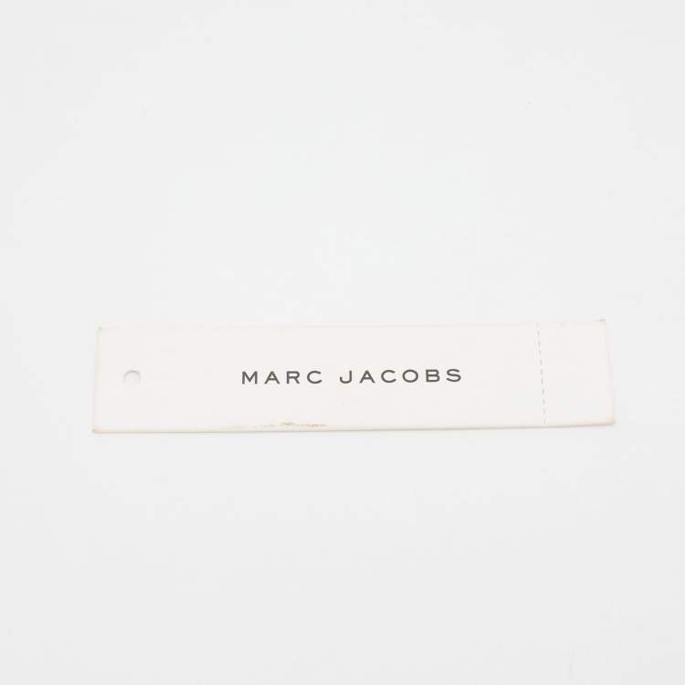 Pre Owned Marc Jacobs Gold Leather Charms and Trinkets Saddle Shoulder Bag