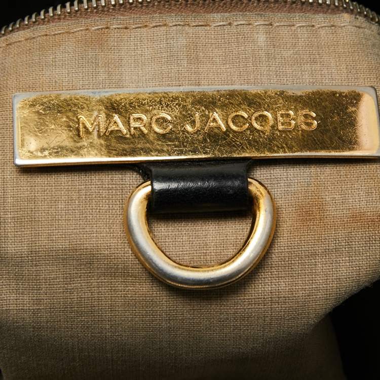 Pre Owned Marc Jacobs Black Leather Multipocket Shoulder Bag