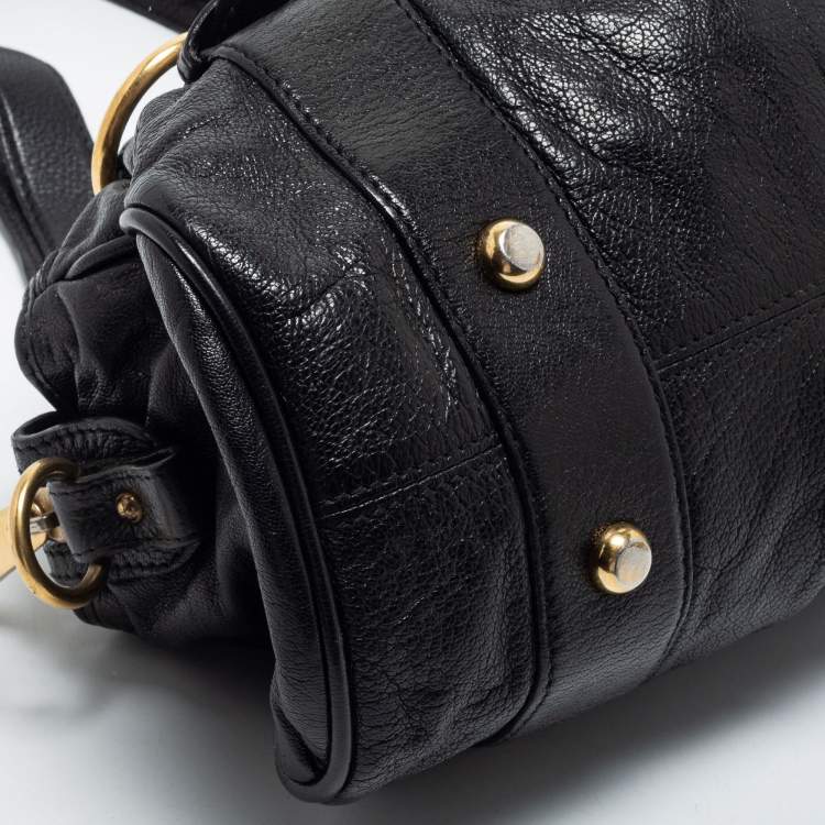 Pre Owned  Marc Jacobs Black Leather Single Shoulder Bag