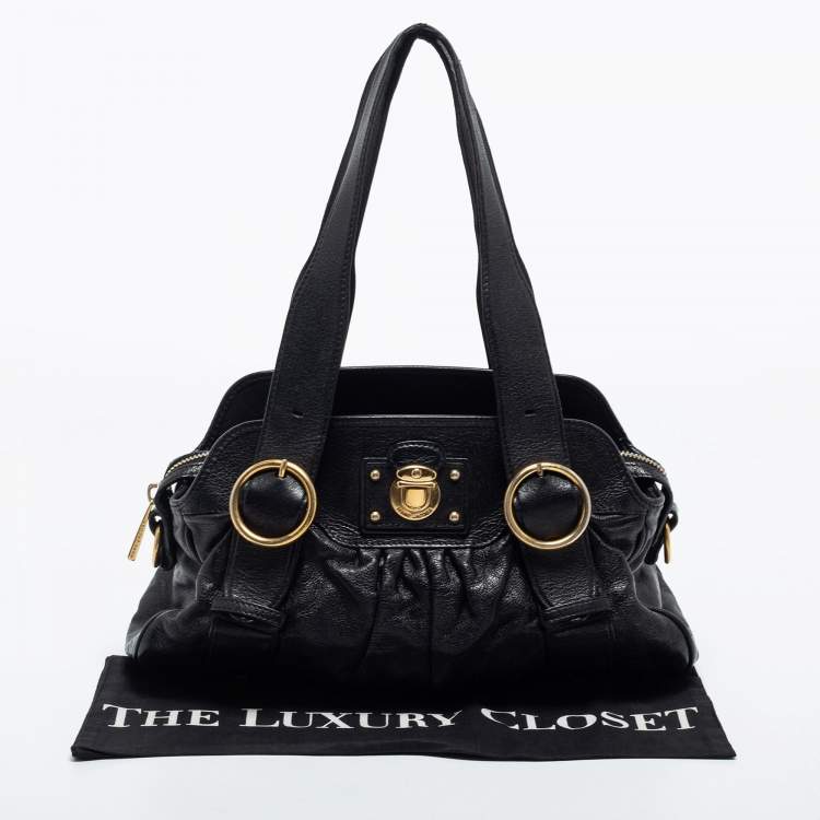 Pre Owned  Marc Jacobs Black Leather Single Shoulder Bag