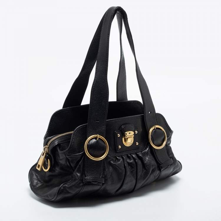 Pre Owned  Marc Jacobs Black Leather Single Shoulder Bag