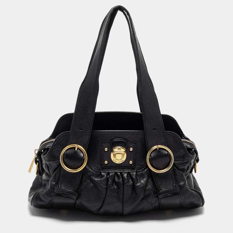 Pre Owned  Marc Jacobs Black Leather Single Shoulder Bag