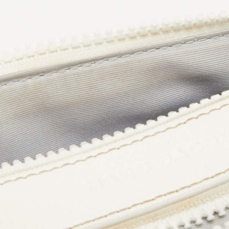 Pre Owned Marc Jacobs White Leather Snapshot Camera Crossbody Bag