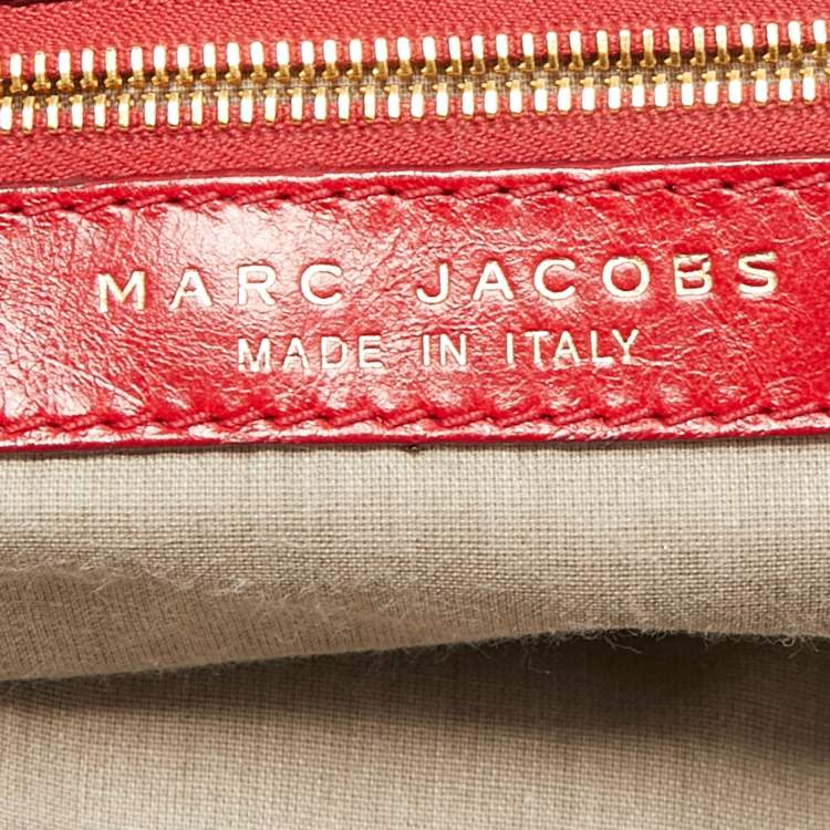 Pre Owned Marc Jacobs Red Quilted Leather Little Stam Shoulder Bag