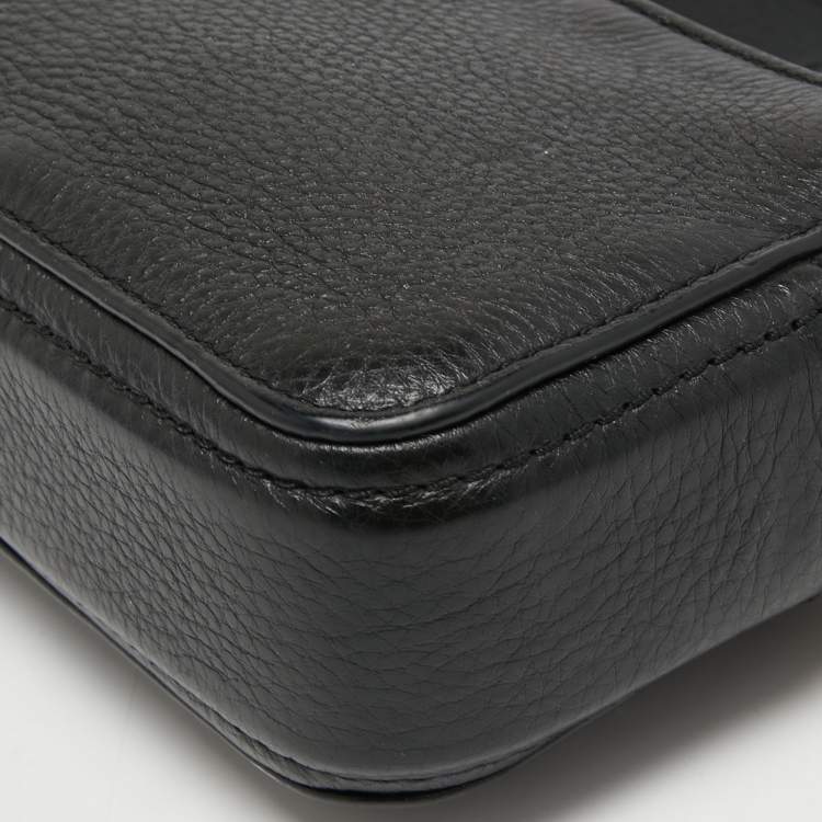 Pre Owned Marc Jacobs Black Leather Camera Crossbody Bag