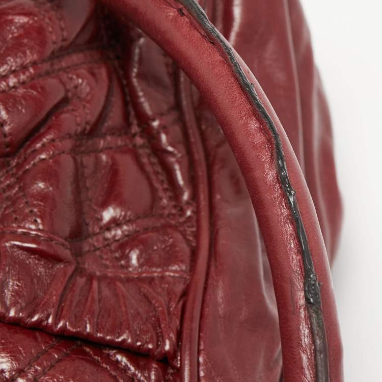 Pre Owned Marc Jacobs Red Quilted Leather Julianne Shoulder Bag