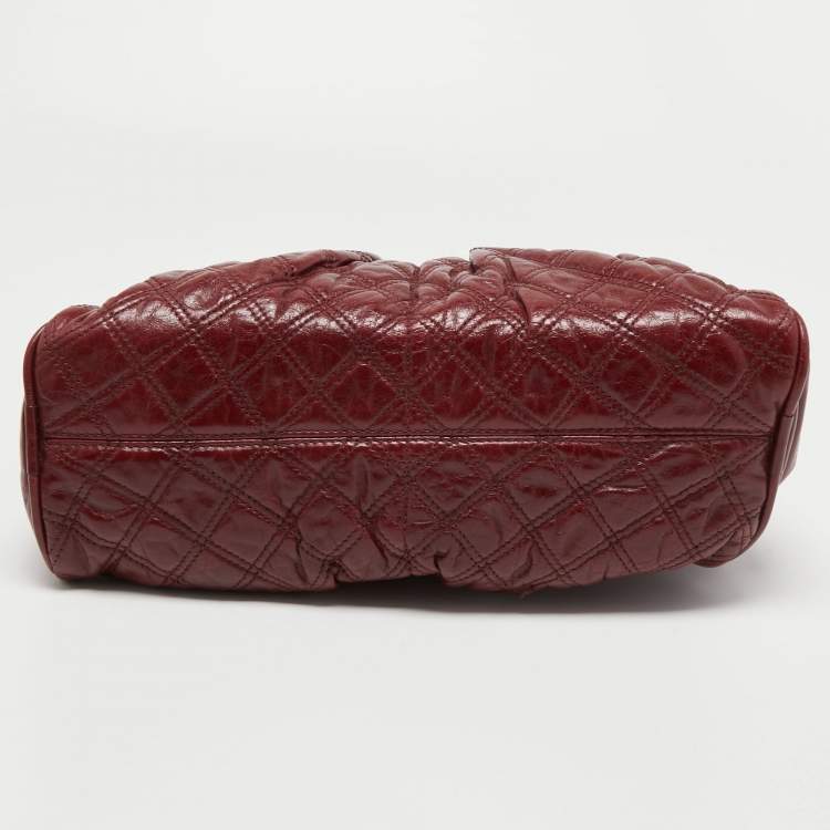 Pre Owned Marc Jacobs Red Quilted Leather Julianne Shoulder Bag